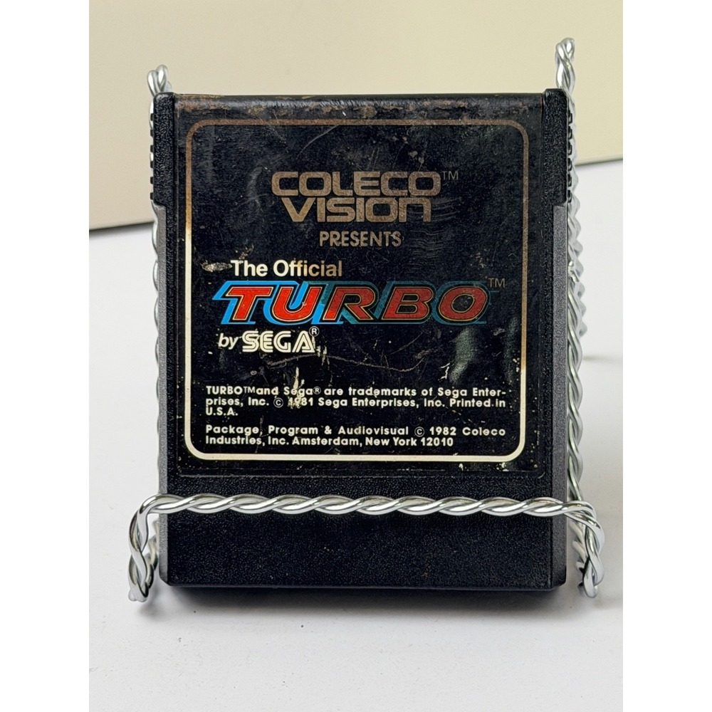 THE OFFICIAL TURBO SEGA for COLECOVISION CARTRIDGE ONLY
